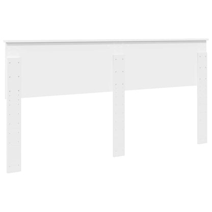 vidaXL Headboard White Engineered wood