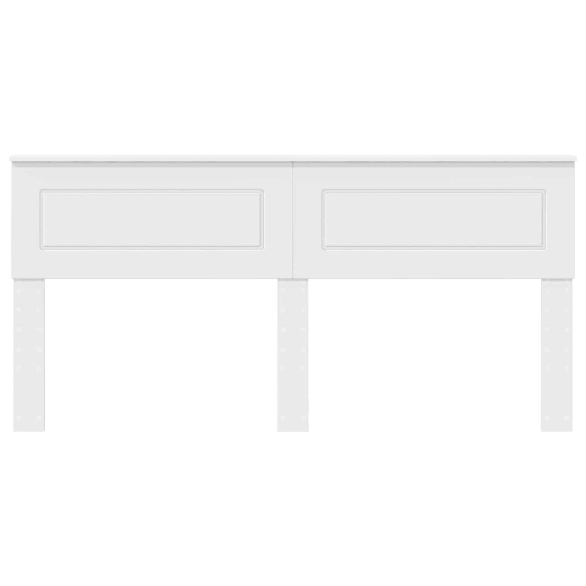 vidaXL Headboard White Engineered wood