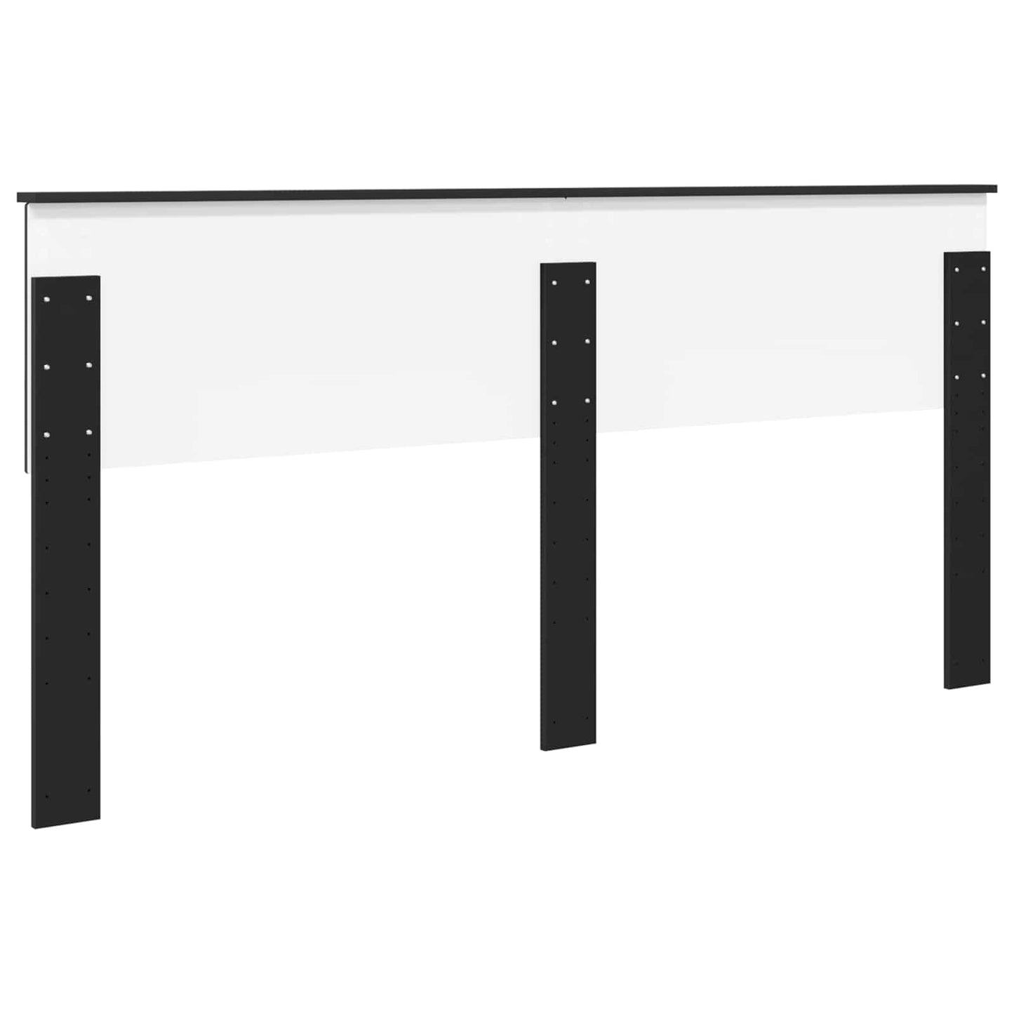 vidaXL Headboard Black Oak Engineered wood