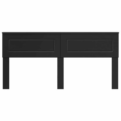 vidaXL Headboard Black Oak Engineered wood
