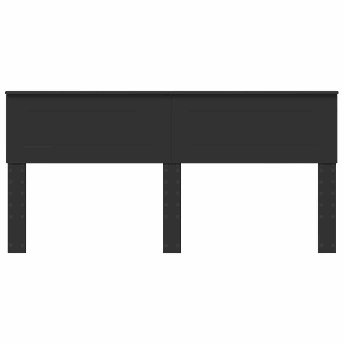 vidaXL Headboard Black Oak Engineered wood