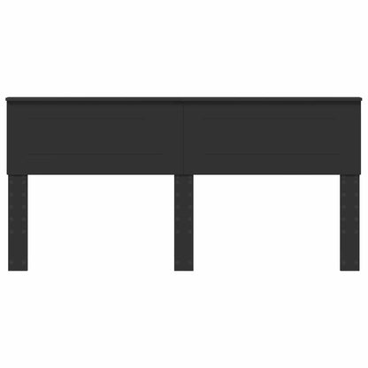 vidaXL Headboard Black Oak Engineered wood