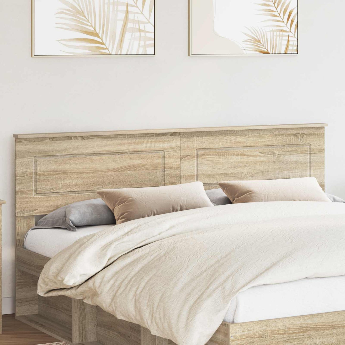 vidaXL Headboard Sonoma Oak Engineered wood