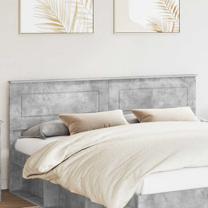 vidaXL Headboard Concrete Grey Engineered wood