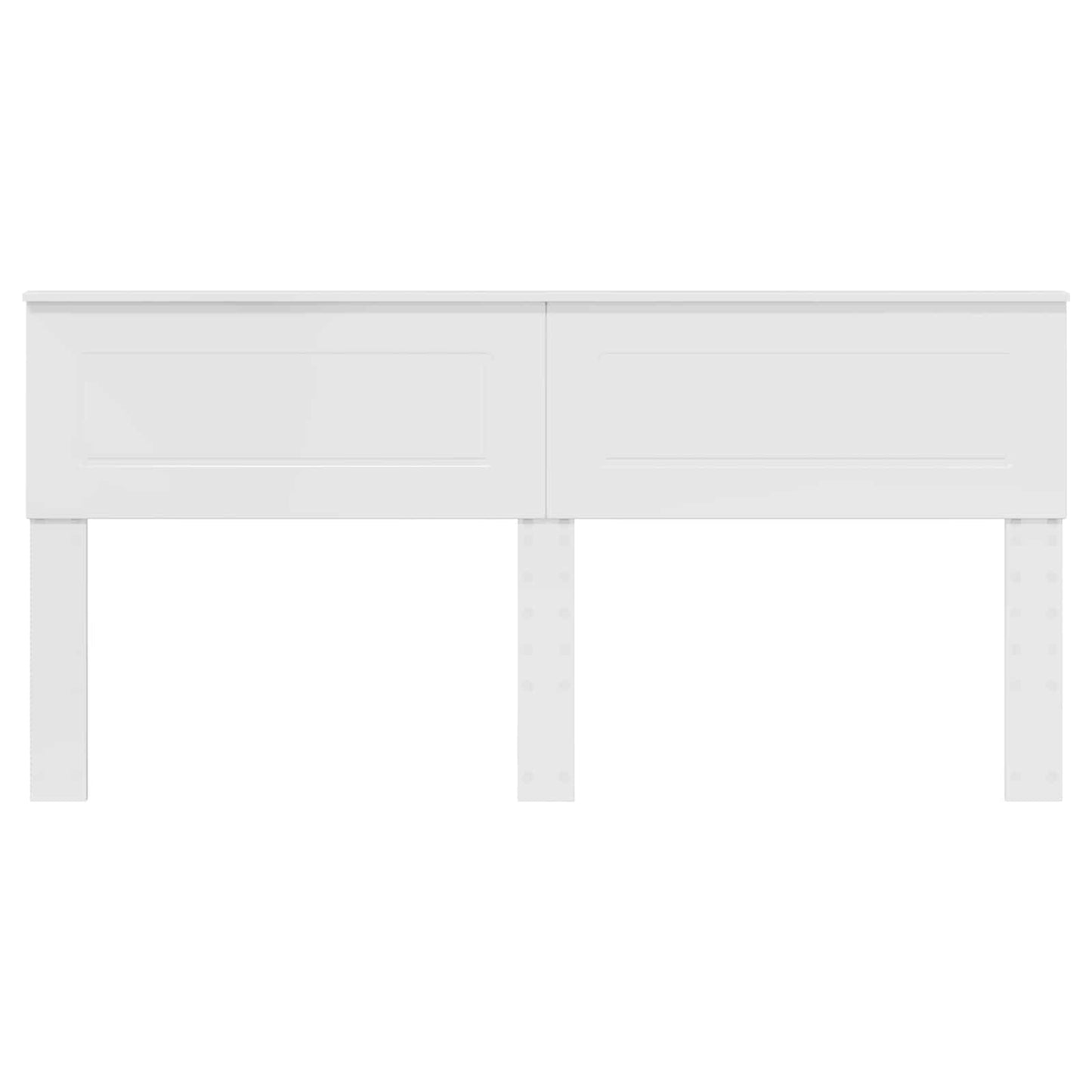 vidaXL Headboard Gloss White Engineered wood