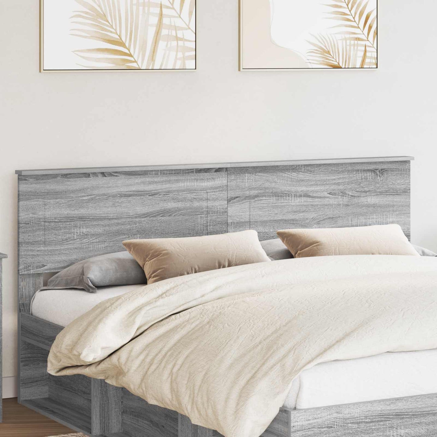 vidaXL Headboard Grey Sonoma Engineered wood