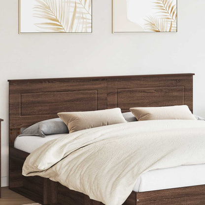 vidaXL Headboard Brown Oak Engineered wood