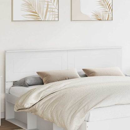 vidaXL Headboard White Engineered wood