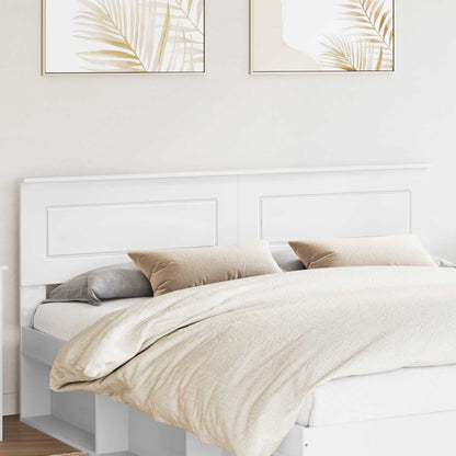 vidaXL Headboard White Engineered wood