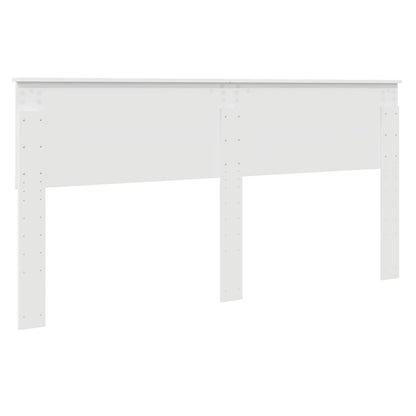 vidaXL Headboard White Engineered wood