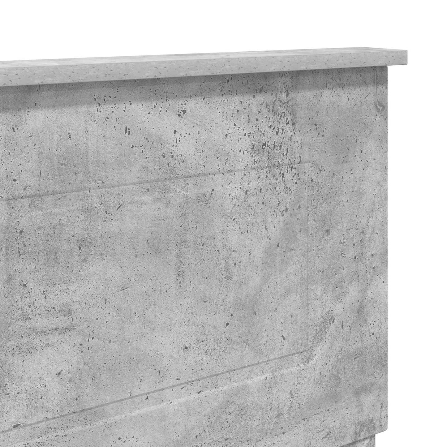vidaXL Headboard Concrete Grey Engineered wood