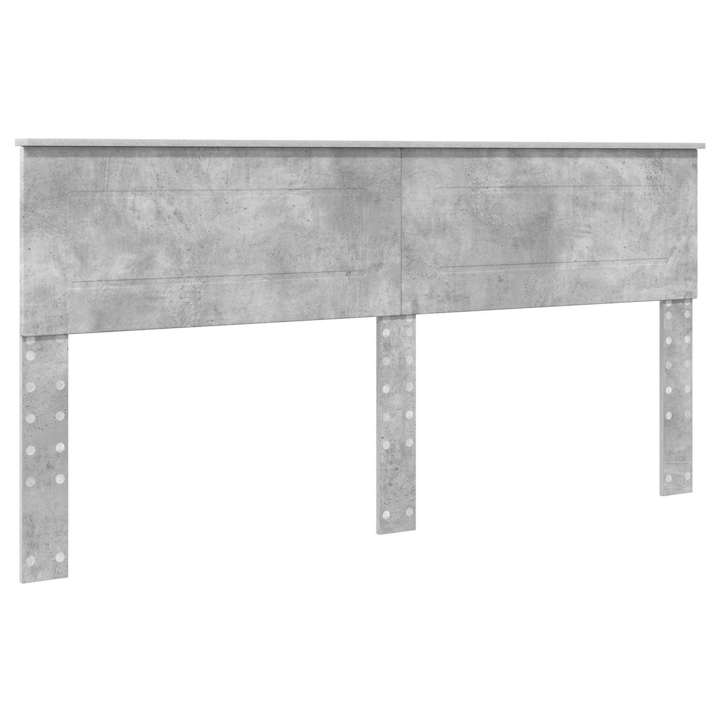 vidaXL Headboard Concrete Grey Engineered wood