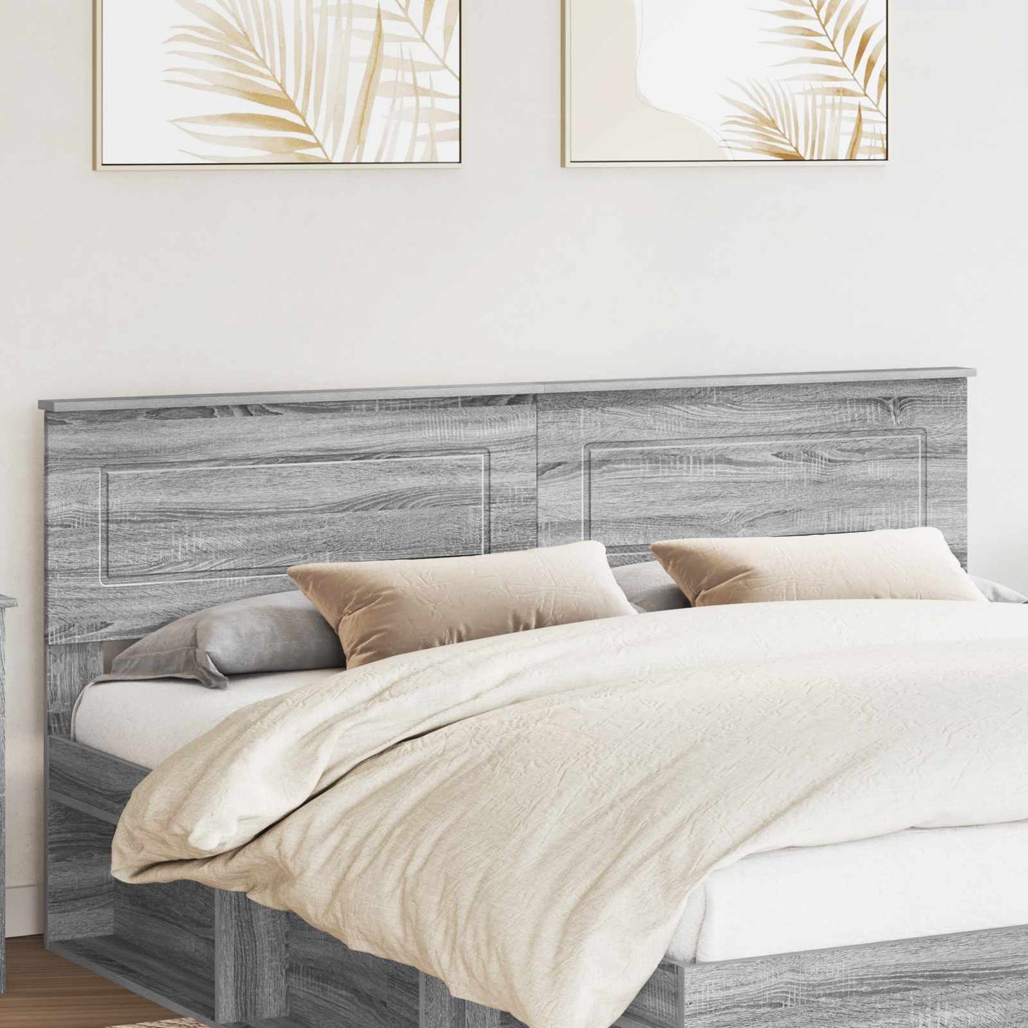 vidaXL Headboard Grey Sonoma Engineered wood