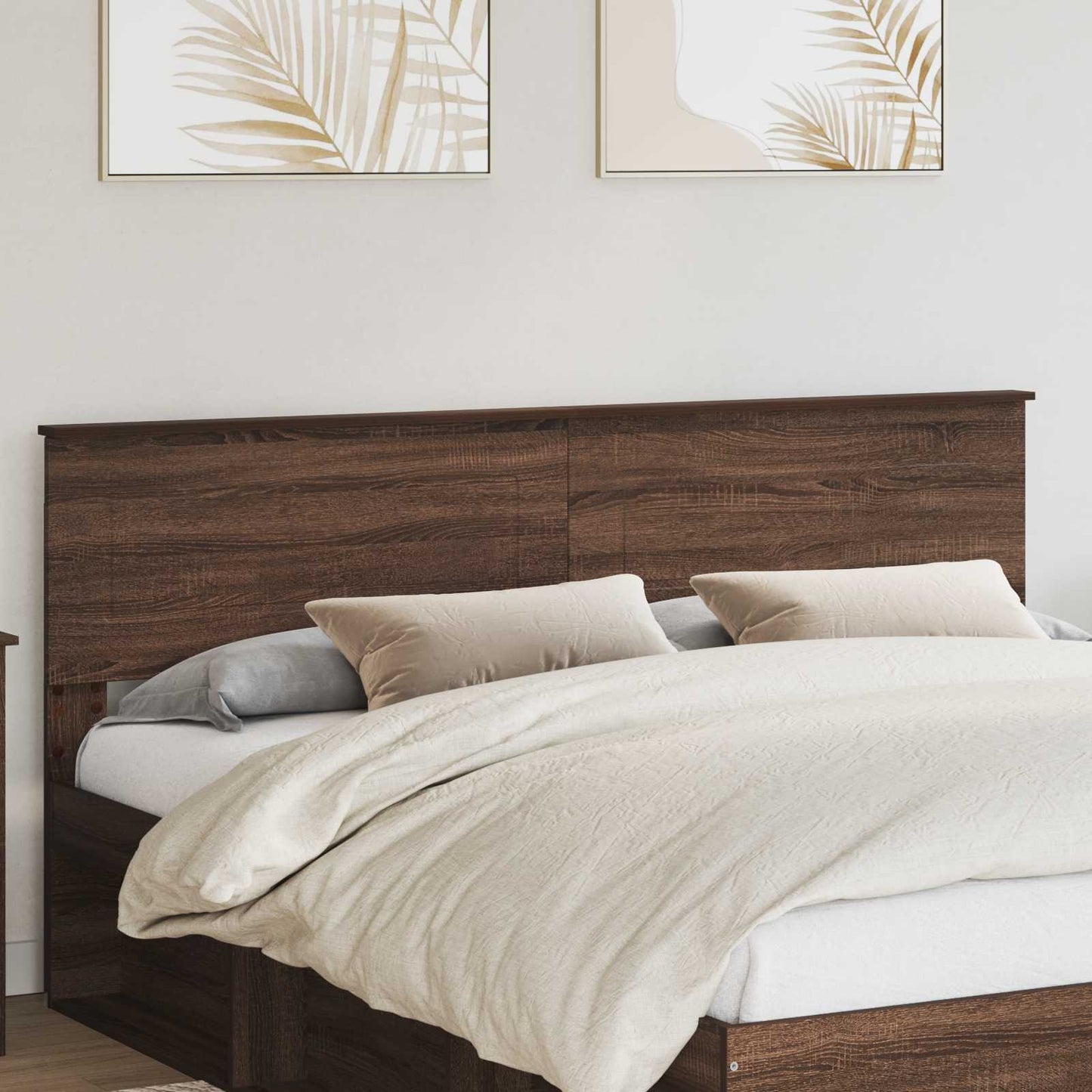 vidaXL Headboard Brown Oak Engineered wood