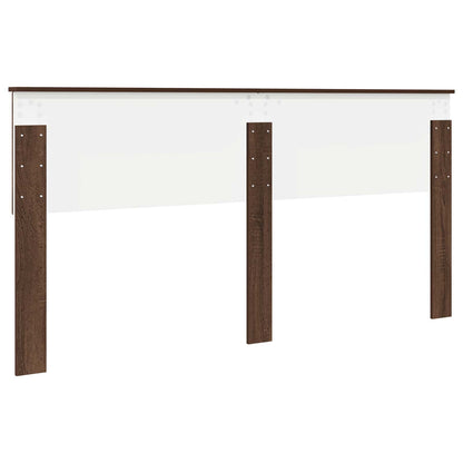 vidaXL Headboard Brown Oak Engineered wood