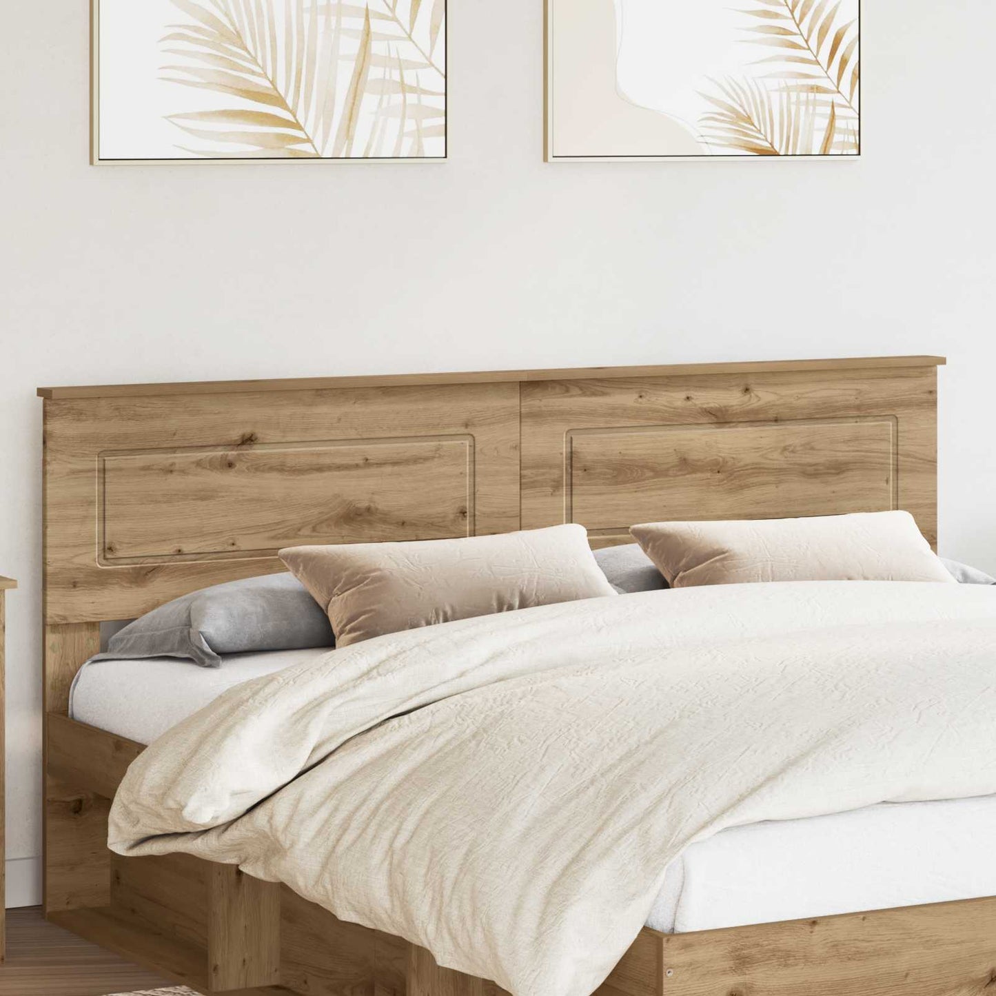 vidaXL Headboard Artisan Oak Engineered wood