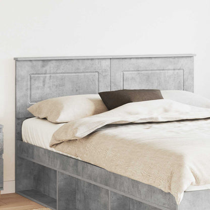 vidaXL Headboard Concrete Grey Engineered wood