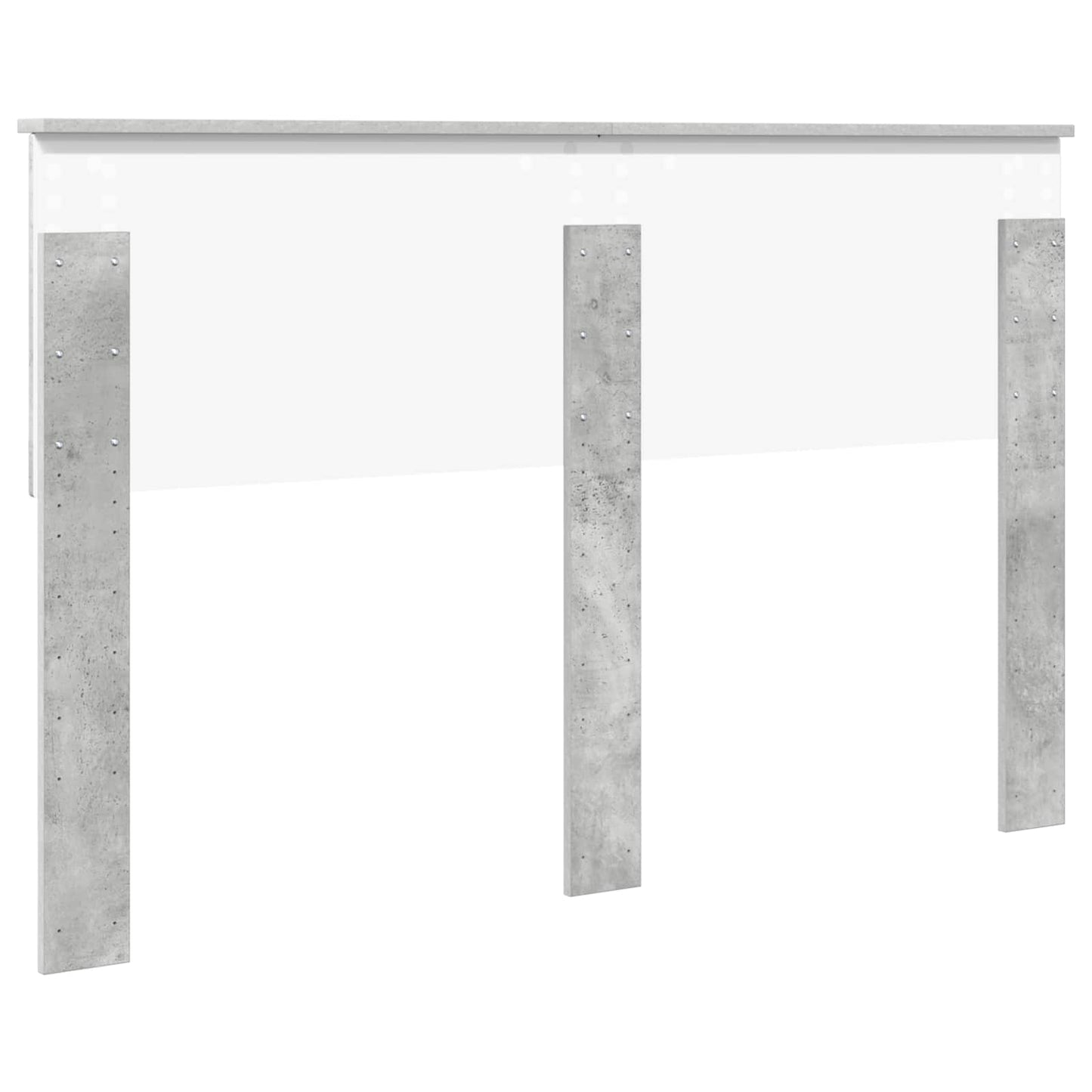 vidaXL Headboard Concrete Grey Engineered wood