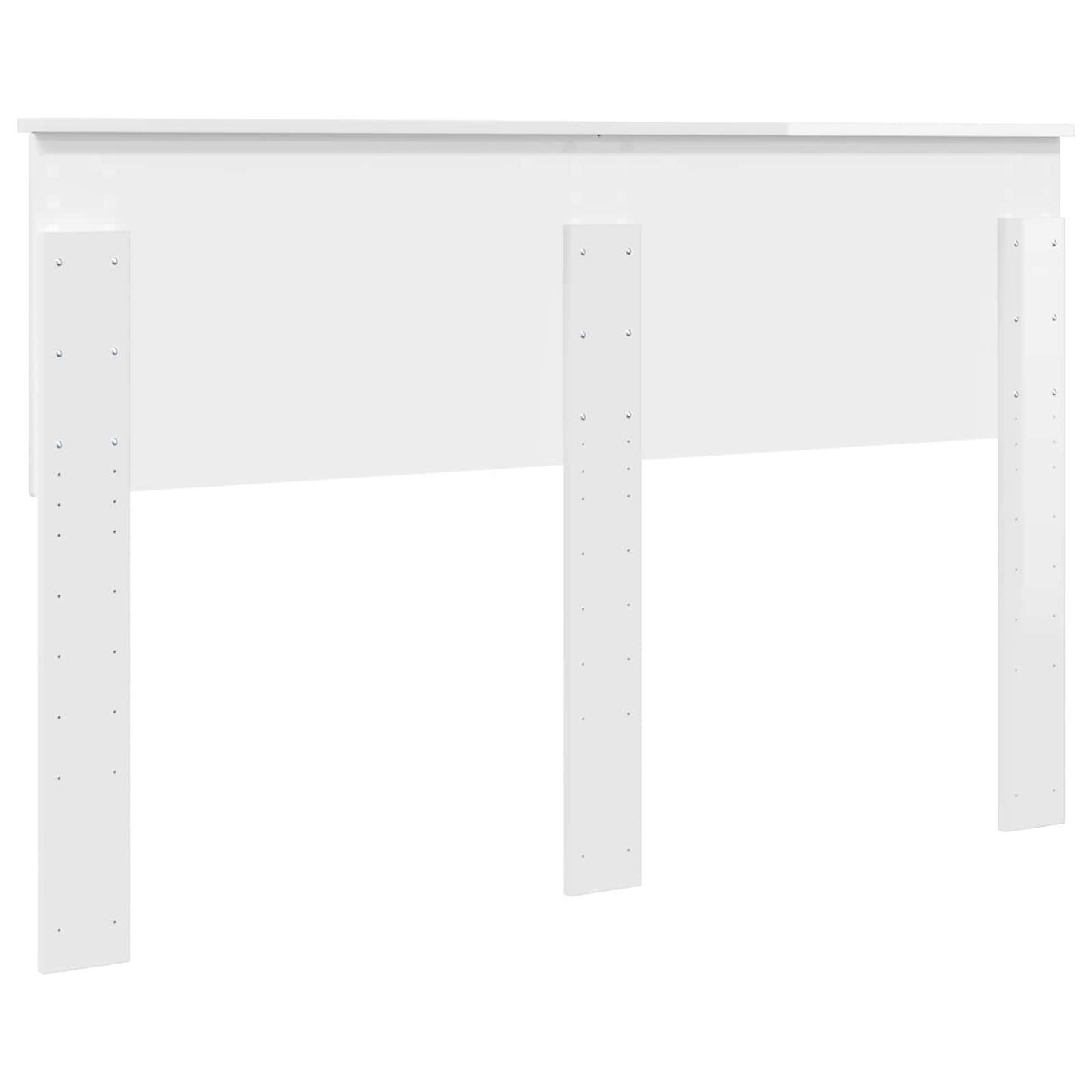 vidaXL Headboard Gloss White Engineered wood
