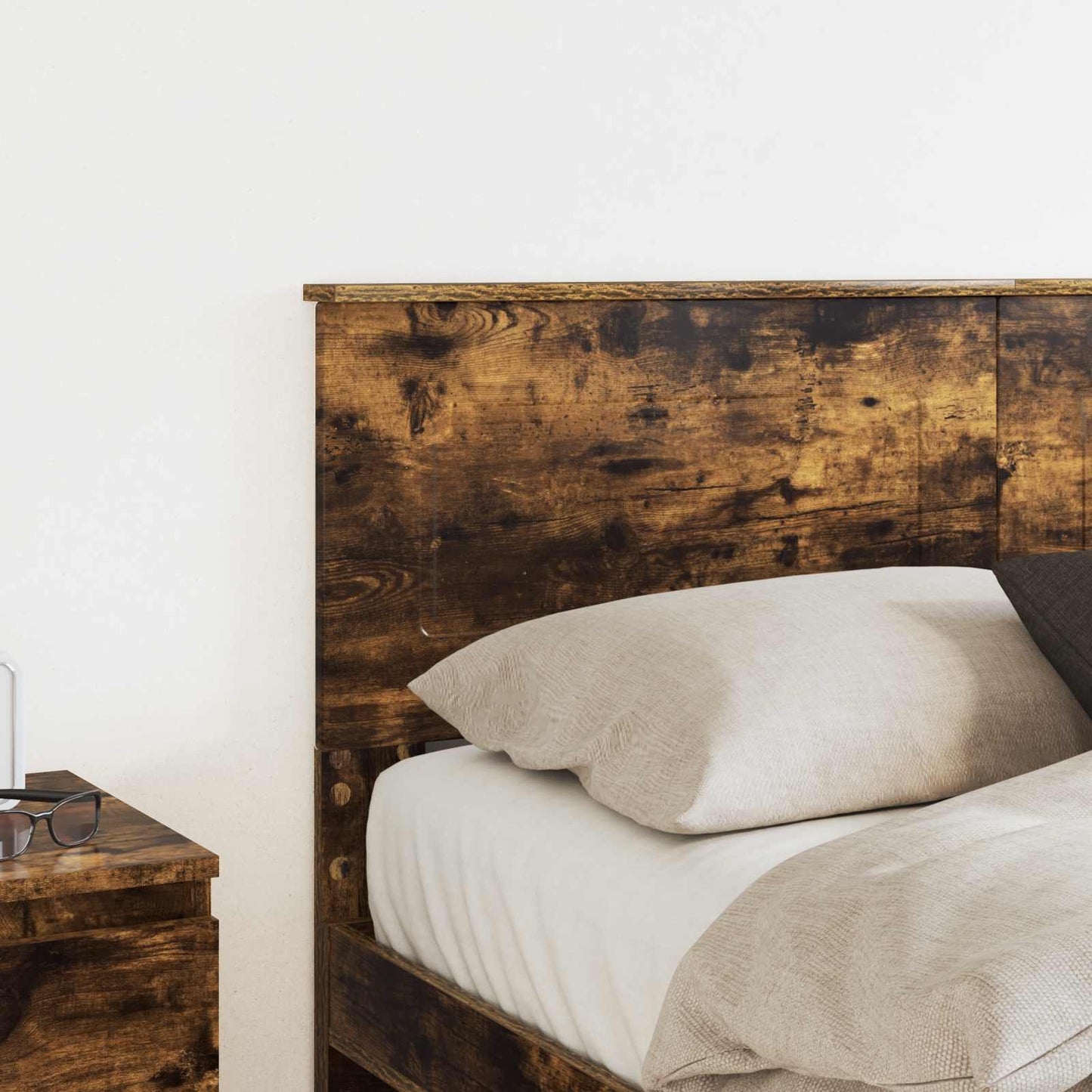vidaXL Headboard Smoked Oak Engineered wood
