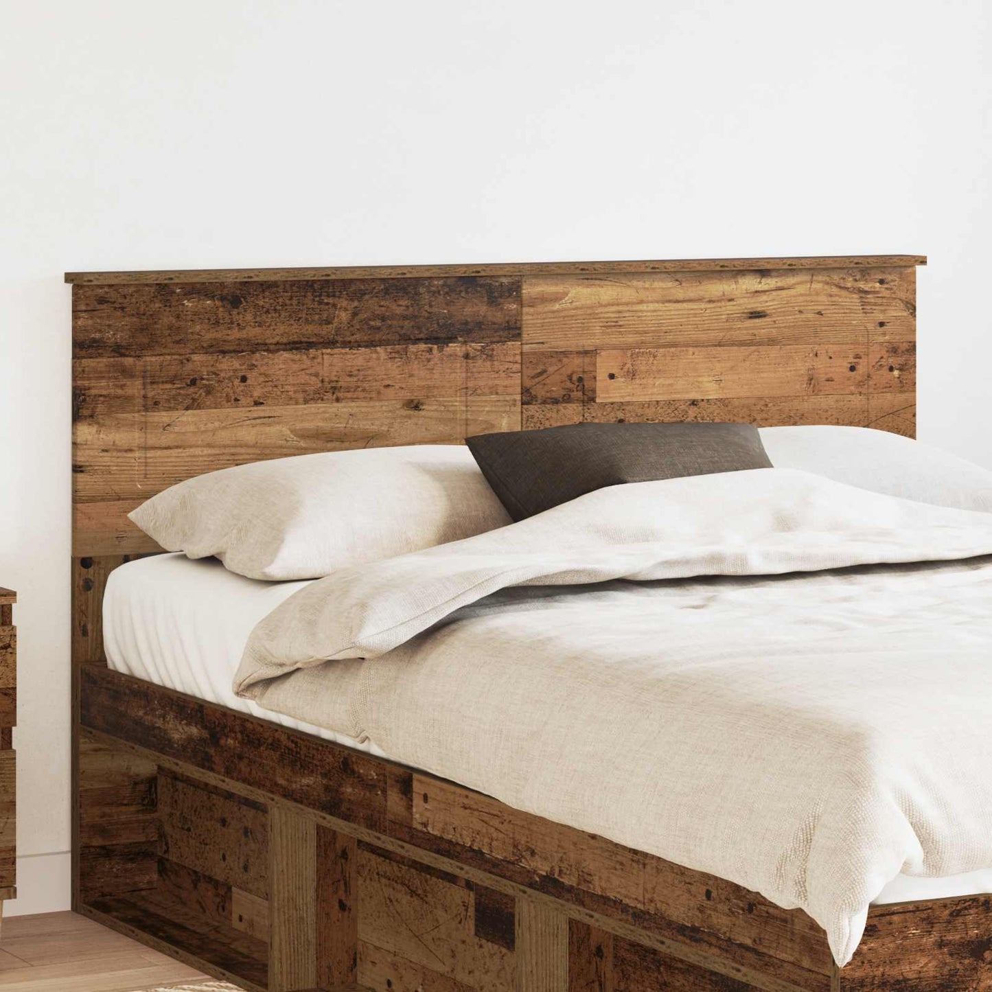 vidaXL Headboard Old Wood Engineered wood