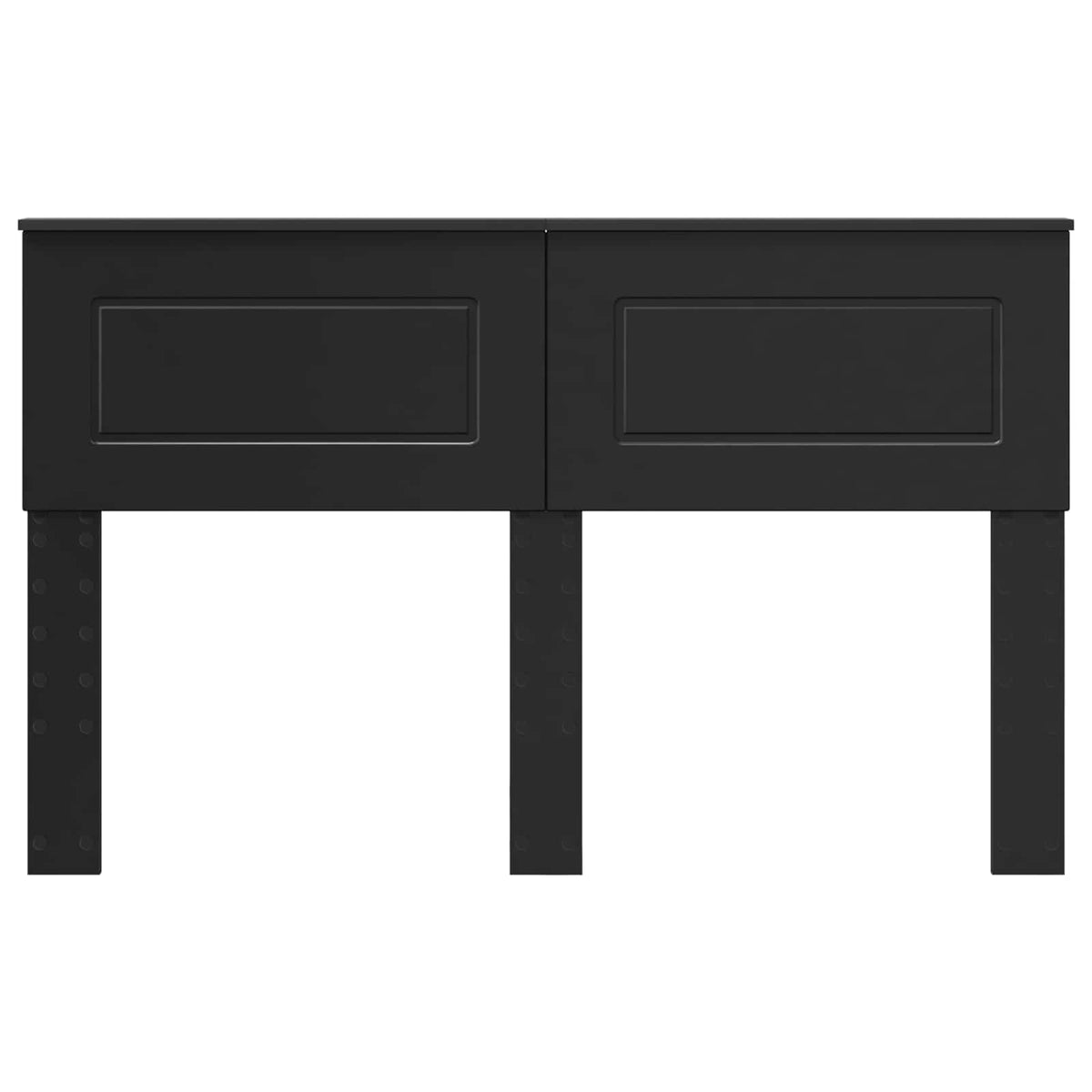 vidaXL Headboard Black Oak Engineered wood