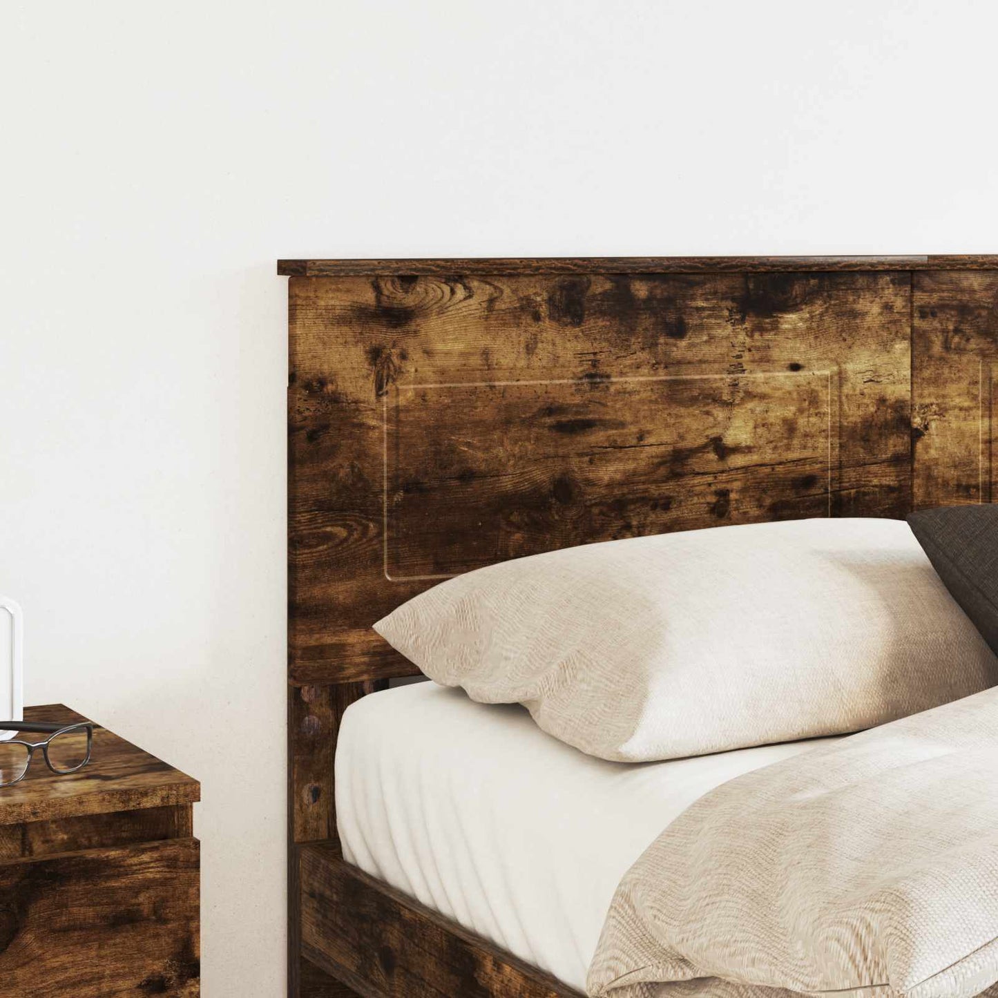 vidaXL Headboard Smoked Oak Engineered wood