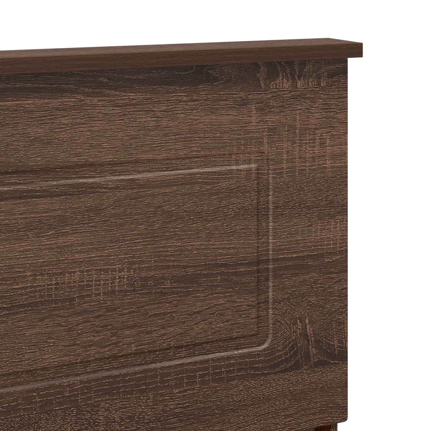 vidaXL Headboard Brown Oak Engineered wood