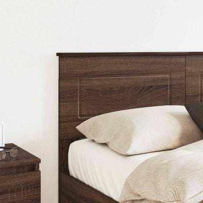 vidaXL Headboard Brown Oak Engineered wood