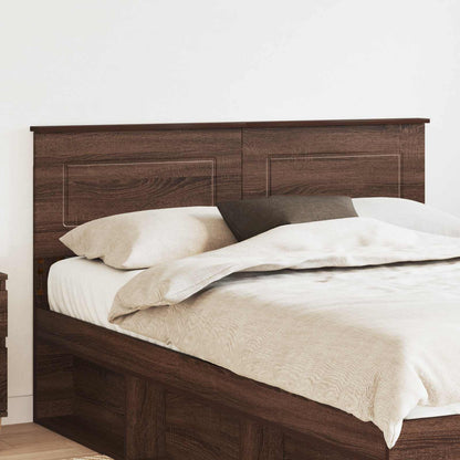 vidaXL Headboard Brown Oak Engineered wood
