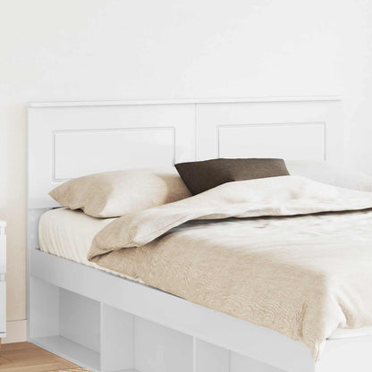 vidaXL Headboard White Engineered wood