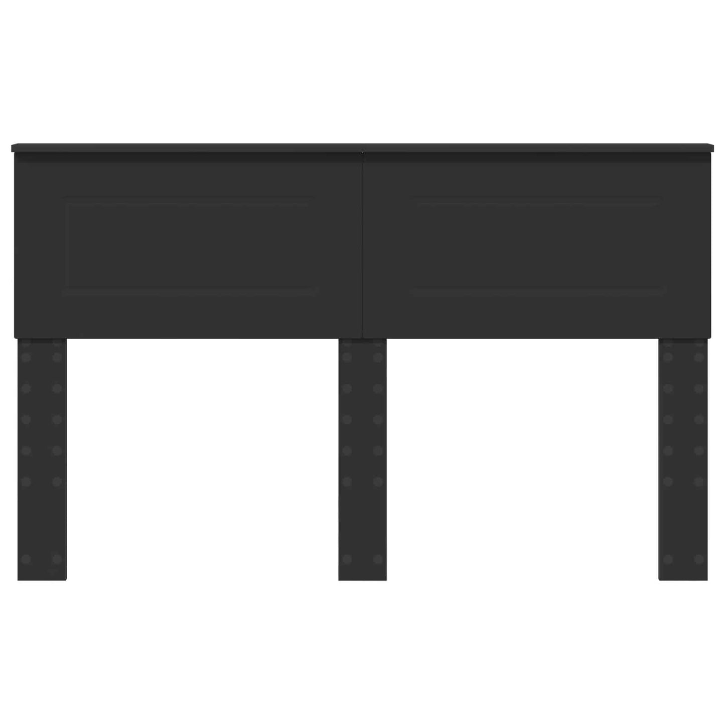 vidaXL Headboard Black Oak Engineered wood