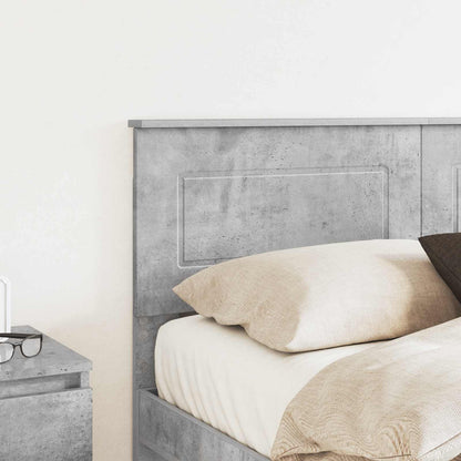 vidaXL Headboard Concrete Grey Engineered wood