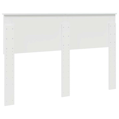 vidaXL Headboard Gloss White Engineered wood