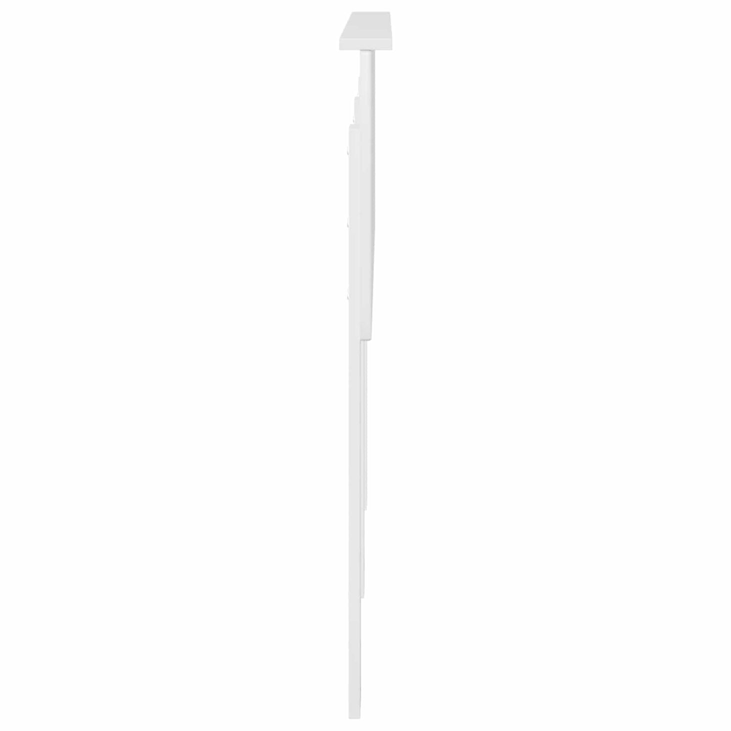 vidaXL Headboard Gloss White Engineered wood