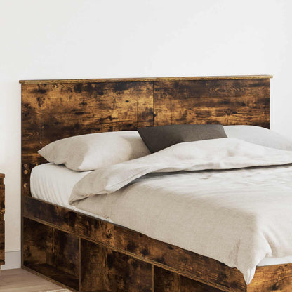 vidaXL Headboard Smoked Oak Engineered wood