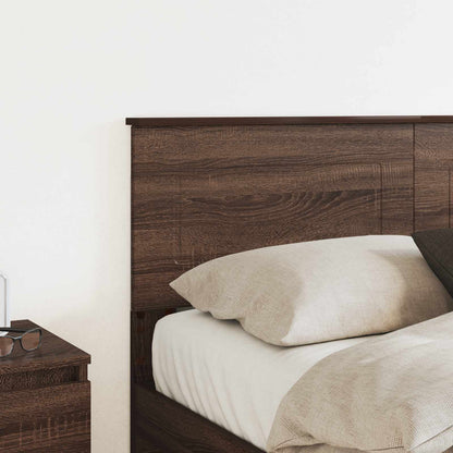 vidaXL Headboard Brown Oak Engineered wood