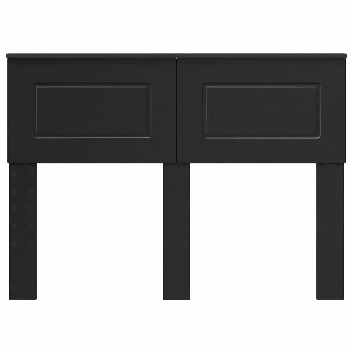 vidaXL Headboard Black Oak Engineered wood