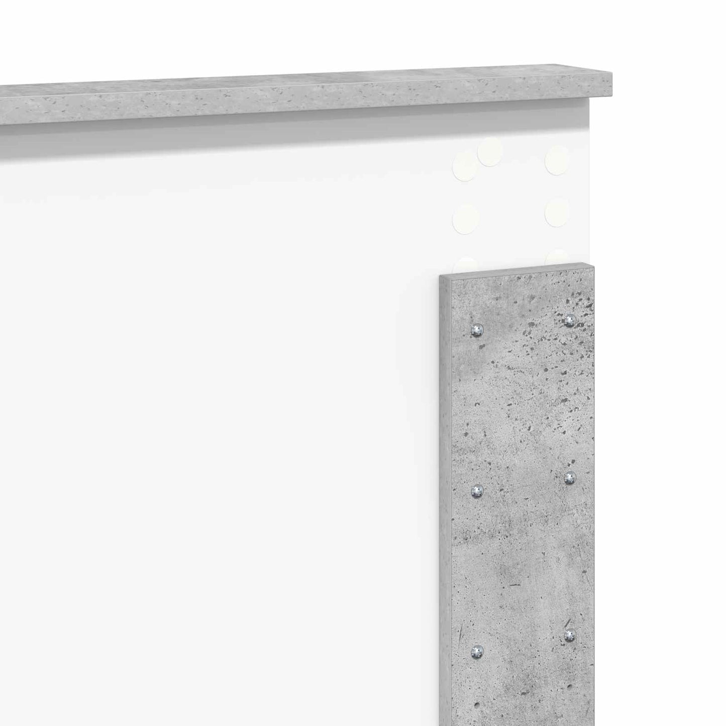 vidaXL Headboard Concrete Grey Engineered wood