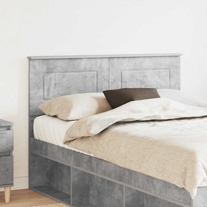 vidaXL Headboard Concrete Grey Engineered wood