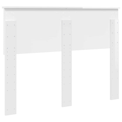 vidaXL Headboard Gloss White Engineered wood