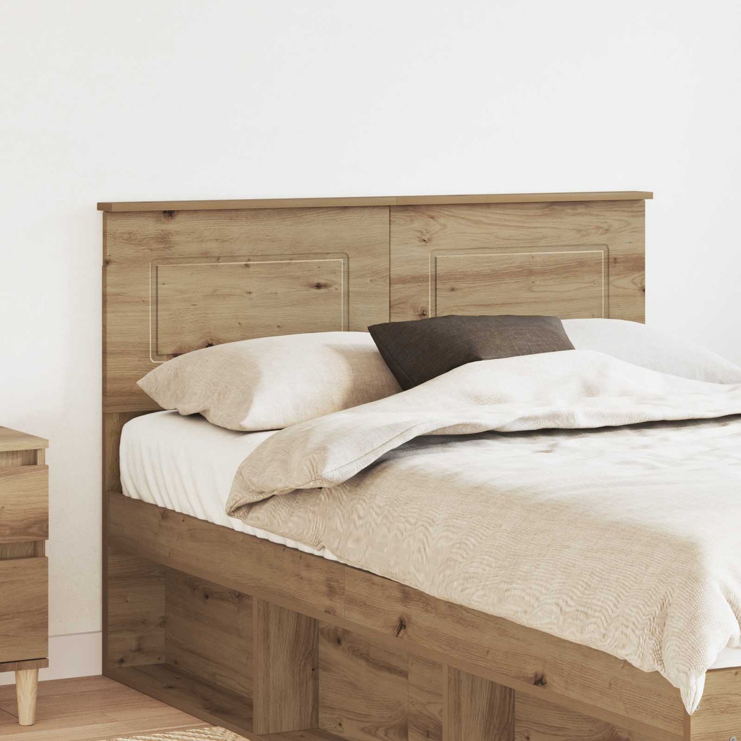 vidaXL Headboard Artisan Oak Engineered wood