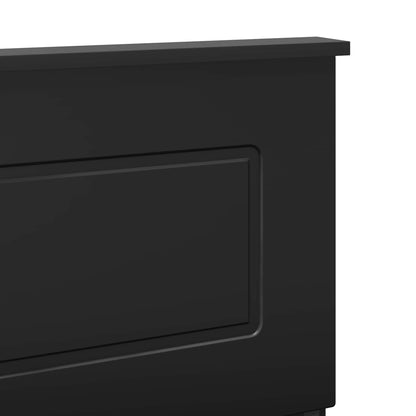 vidaXL Headboard Black Oak Engineered wood