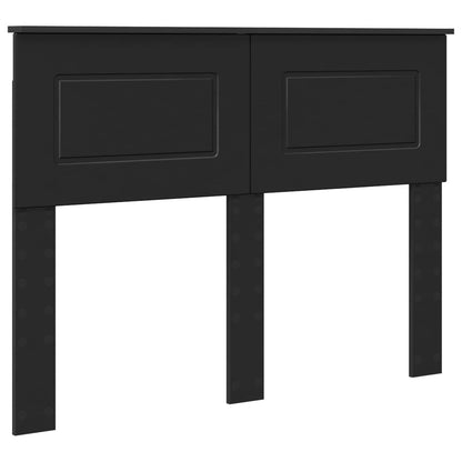 vidaXL Headboard Black Oak Engineered wood