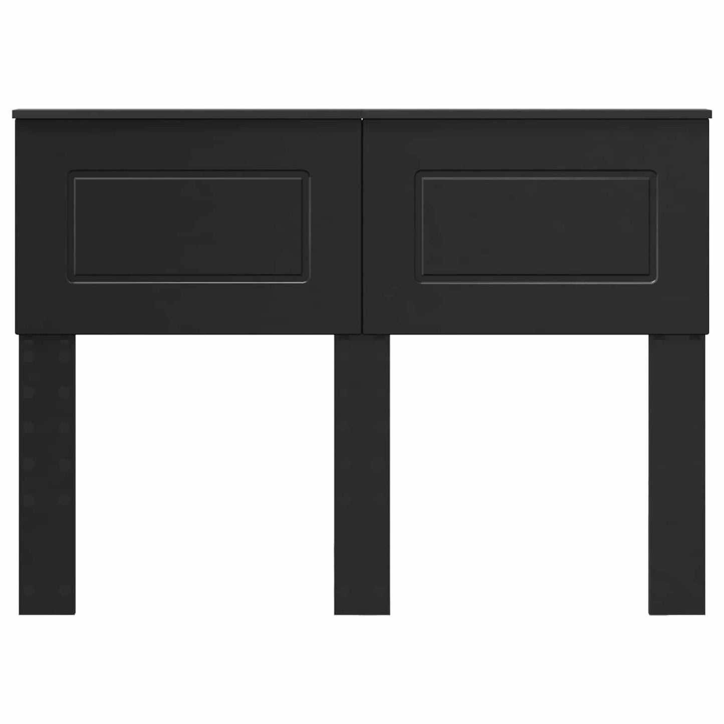vidaXL Headboard Black Oak Engineered wood