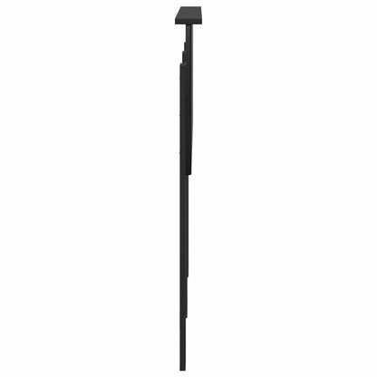 vidaXL Headboard Black Oak Engineered wood