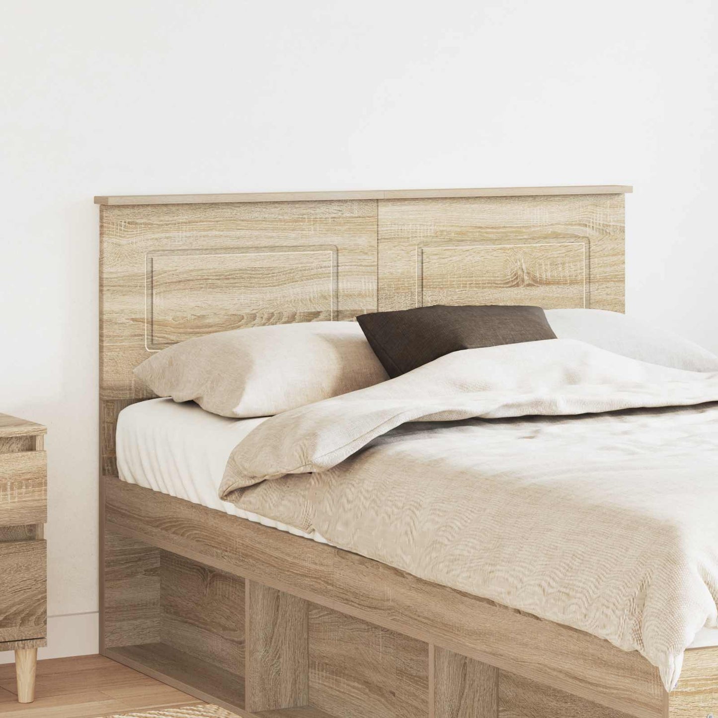 vidaXL Headboard Sonoma Oak Engineered wood
