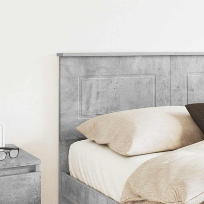 vidaXL Headboard Concrete Grey Engineered wood