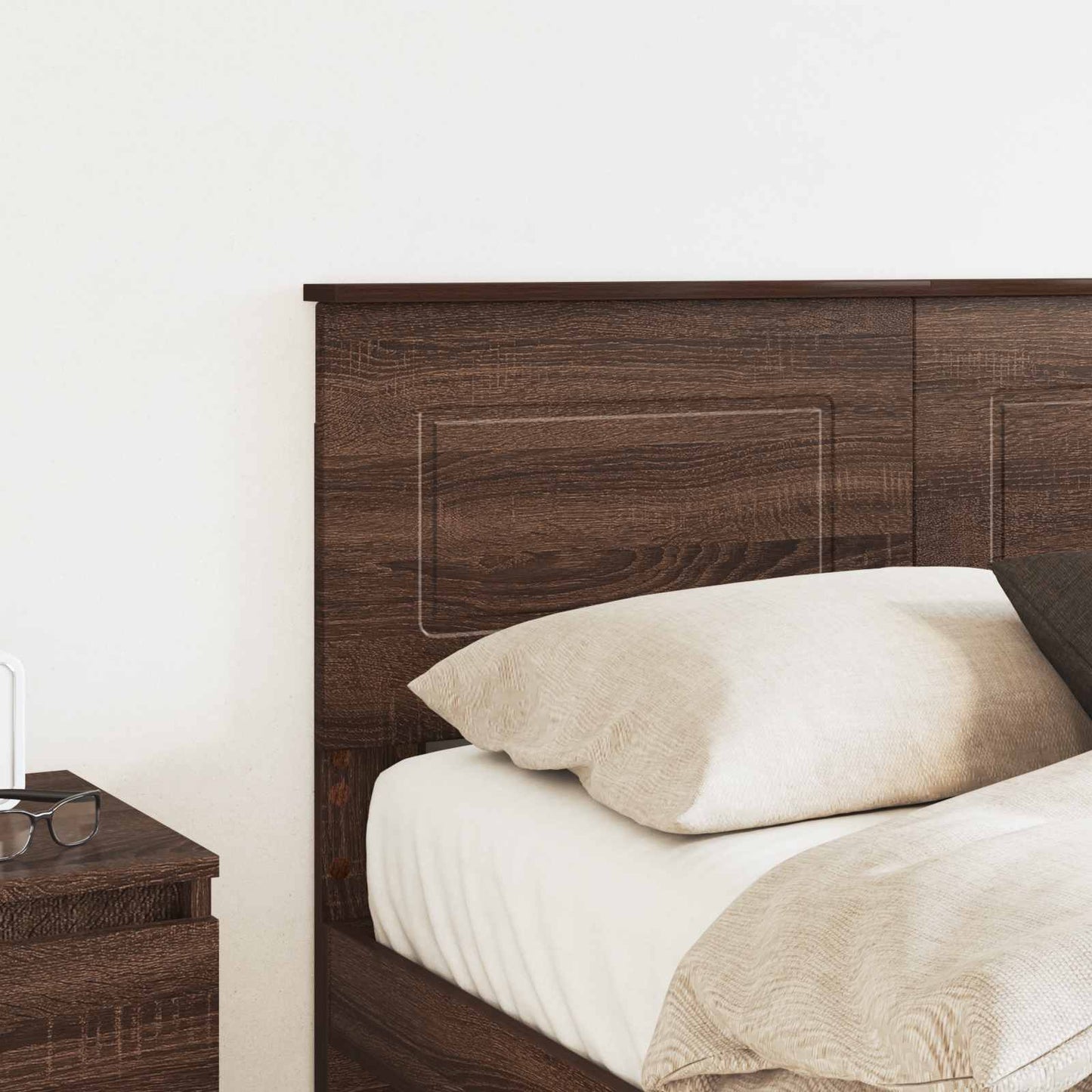 vidaXL Headboard Brown Oak Engineered wood