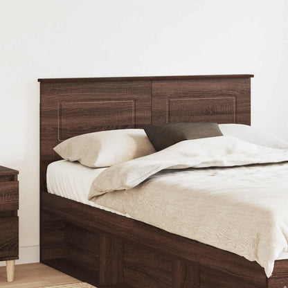 vidaXL Headboard Brown Oak Engineered wood